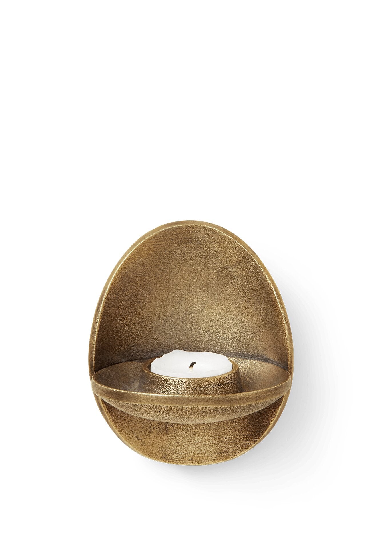 Agapé fyrfads væglysestage - Brass finish